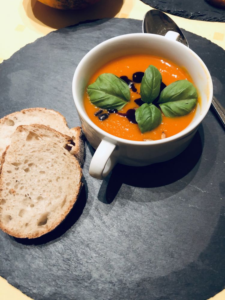 Herzhafte Kürbissuppe